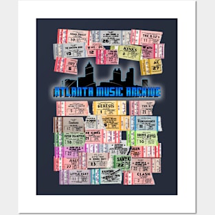 Atlanta Music Archive Stub Shirt Posters and Art